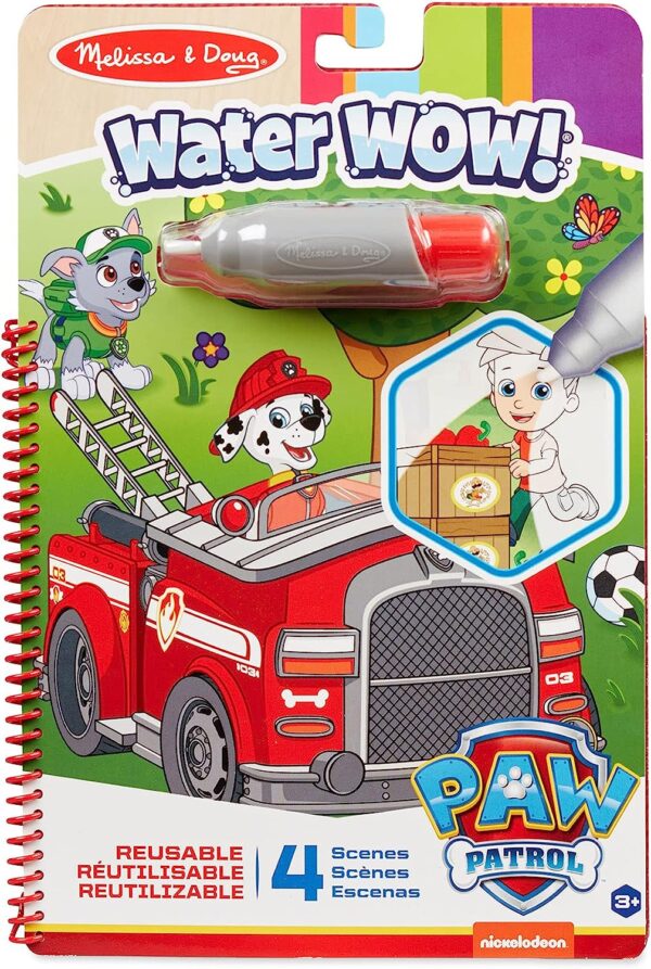 Melissa & Doug PAW Patrol Water Wow! Activity Pads 3-Pack - No-Mess Reusable Water Coloring